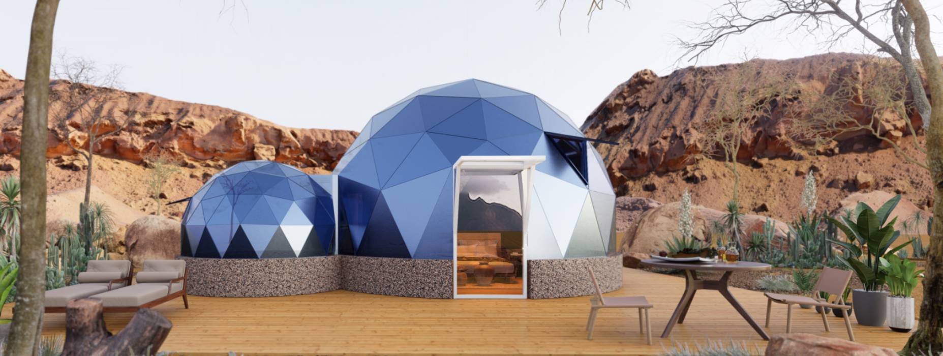 昌江球形智能光伏玻璃星空房